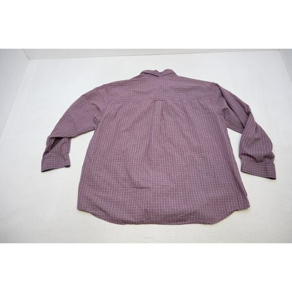 Chaps Ralph Lauren Dress Shirt Plaid Easy Care Mens Size 3XB 3XL Big - Picture 10 of 10